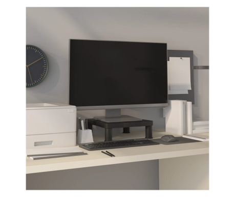 Suport pentru monitor, negru, 33,5x34x10,5 cm