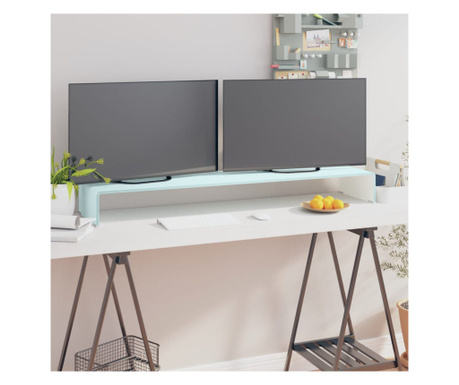 Stativ TV/Suport monitor, sticlă, verde, 120 x 30 x 13 cm