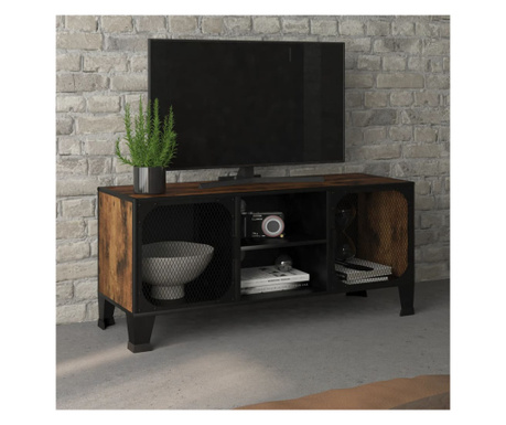 Dulap TV ,maro,105x36x47 cm,metal și MDF