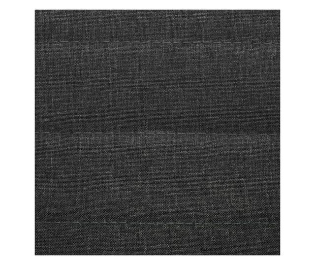 Kuhinjski stoli z vrtljivim sediščem, komplet 4, temno sivi, blago