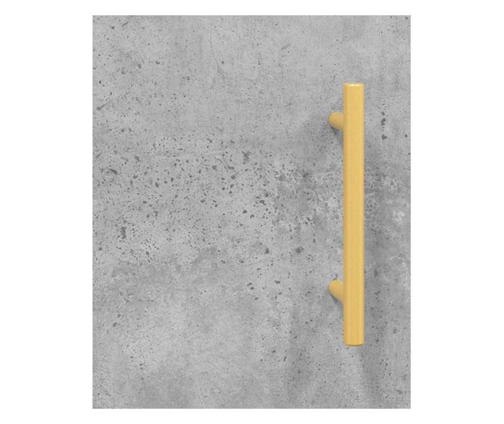 Visoka ormar, siva beton, 69,5x34x180, kompozitno drvo - 10