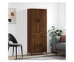 Visoka ormar, smeđi hrast, 69,5x34x180 cm, kompozitno drvo thumbnail 1
