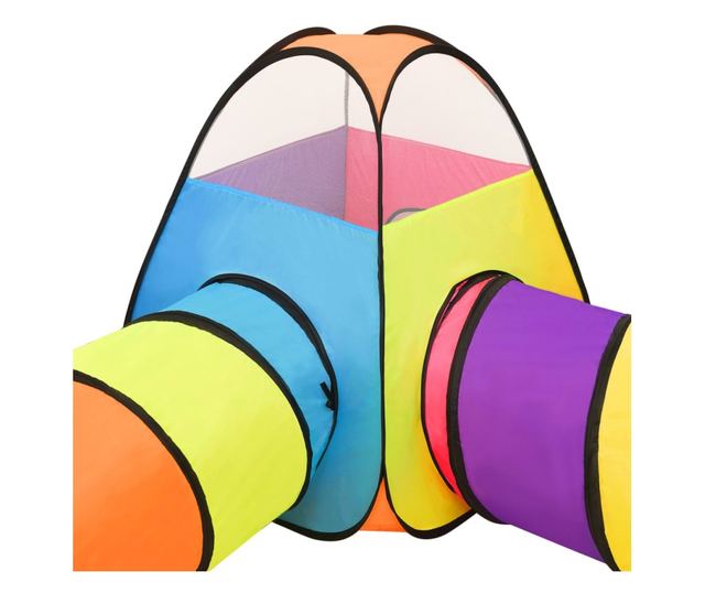 többszínű gyerekjátszósátor 190 x 264 x 90 cm