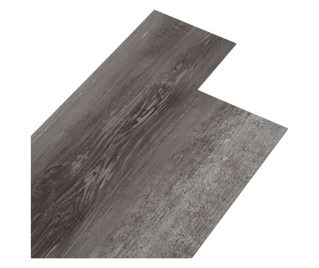 Plăci de pardoseală autoadezive, lemn dungi, 5,02 m², PVC, 2 mm - 2