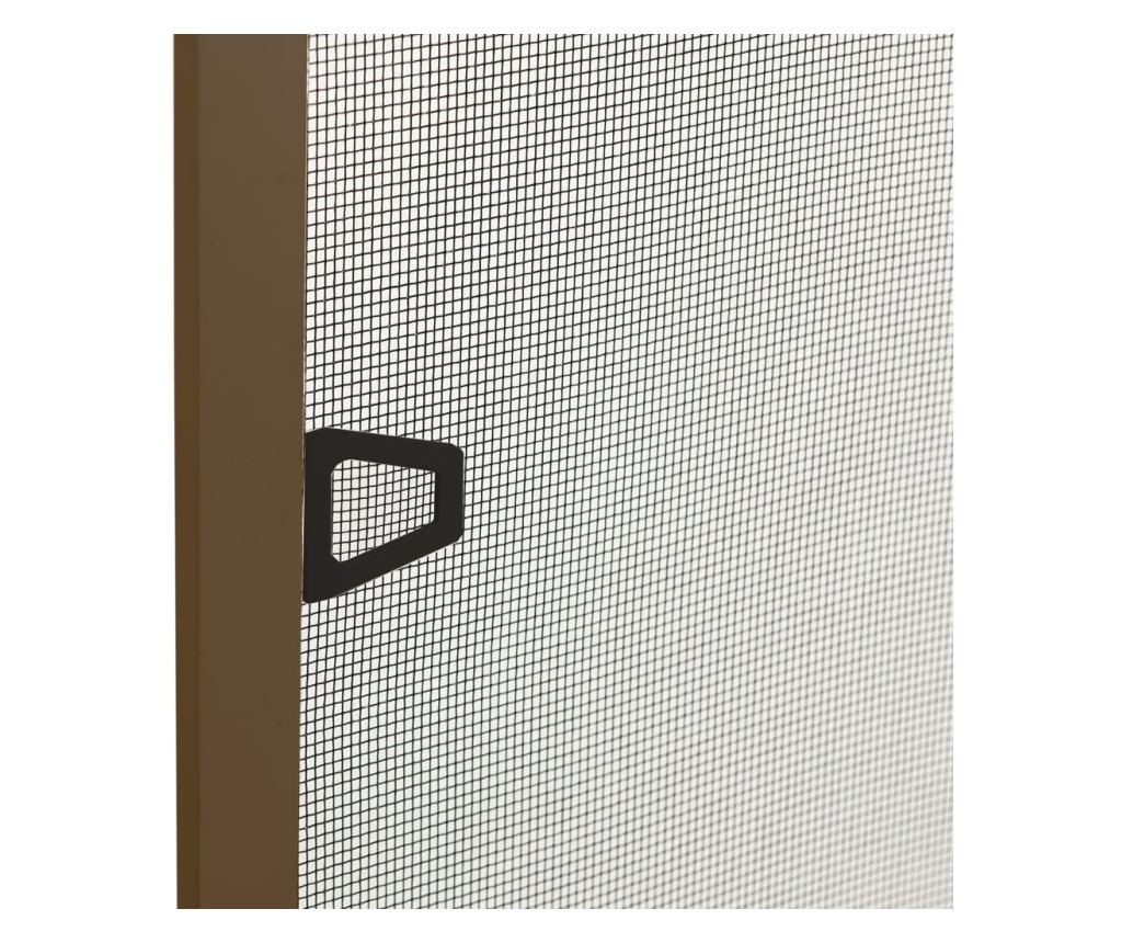 Síť proti hmyzu do oken, hnědá, 80x120 cm - 5