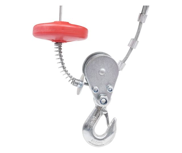 Troliu electric cu telecomandă wireless 1000 W 300/600 kg