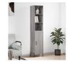Visoka ormarić, siva sonoma, 34,5x34x180 cm, obrađeno drvo thumbnail 1