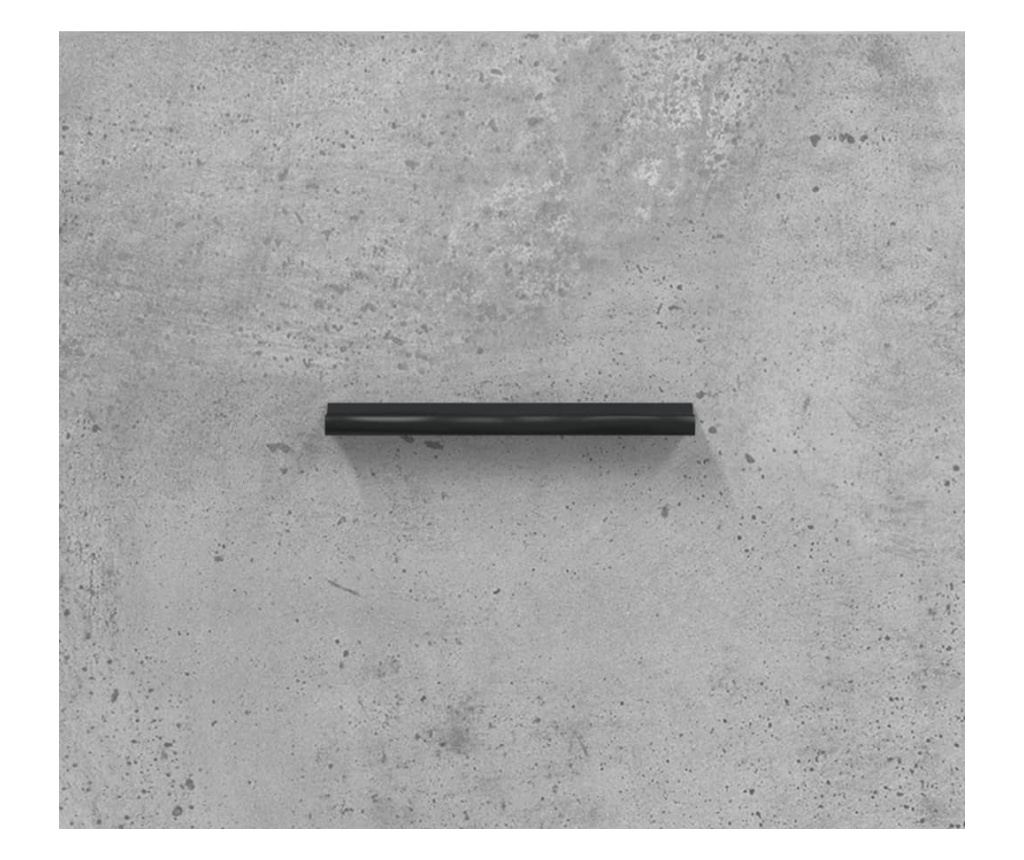 Visoka ormar, siva beton, 69,5x34x180, kompozitno drvo - 10