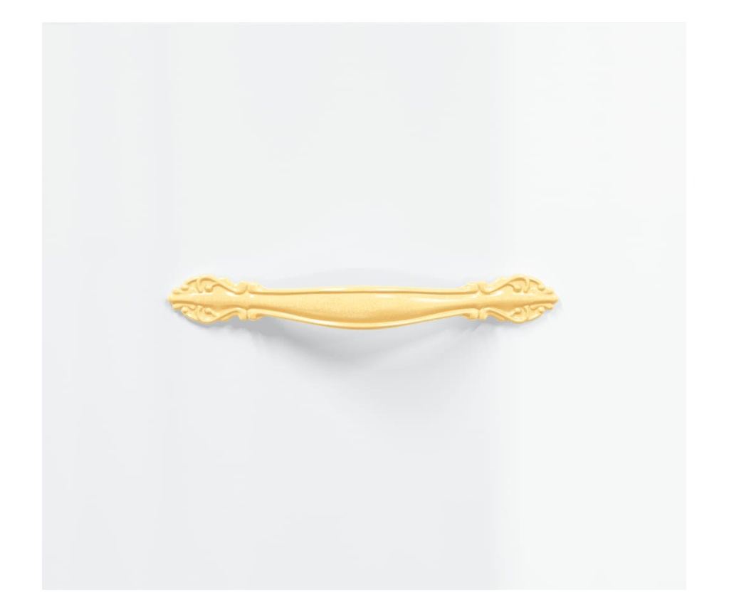 Ormarić, visoki sjaj bijeli, 100x36x60 cm, konstruirano drvo - 9