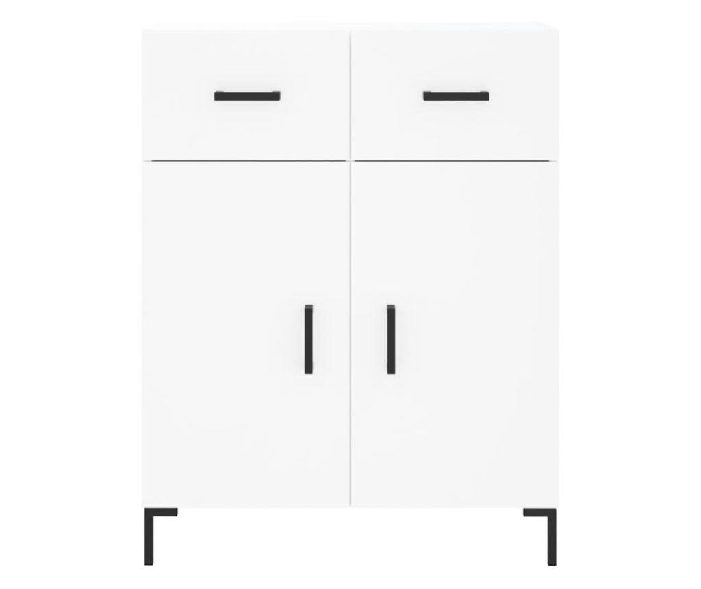 Visoki ormar, bijela, 69,5x34x180 cm, kompozitno drvo - 8