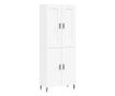 Visoki ormarić, bijeli, 69,5x34x180 cm, kompozitno drvo thumbnail 2