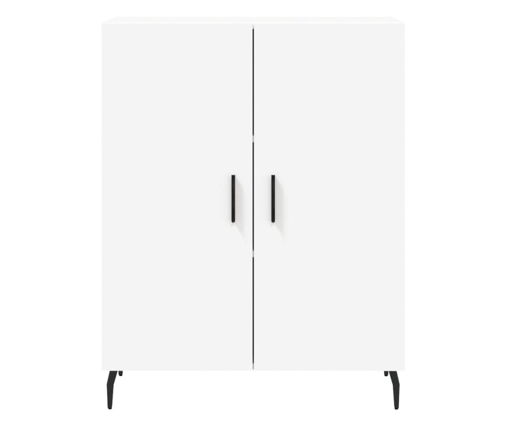 Visoki ormarić, bijeli, 69,5x34x180 cm, kompozitno drvo - 8