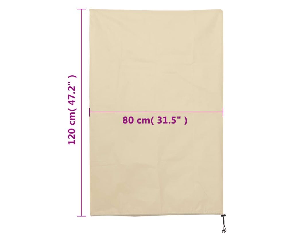 Ochranné návleky se stahovací šňůrkou 8 ks 70 g/m² 0,8 x 1,2 m - 9