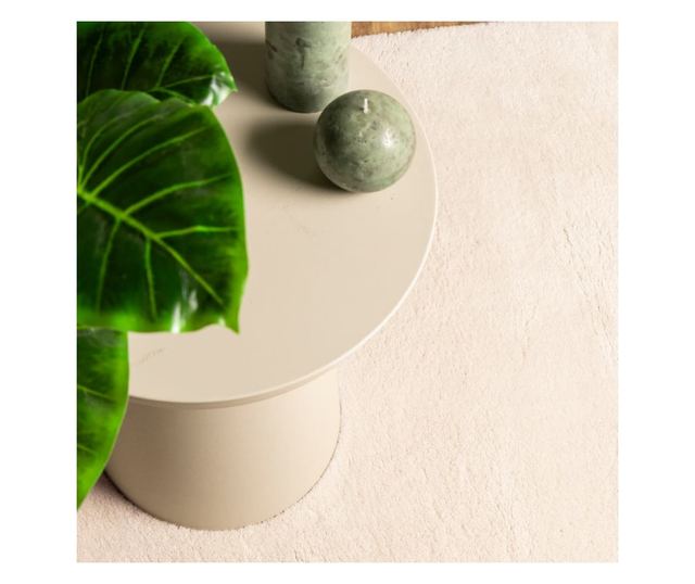 HUARTE bézs rövid szálú puha és mosható szőnyeg 80 x 200 cm