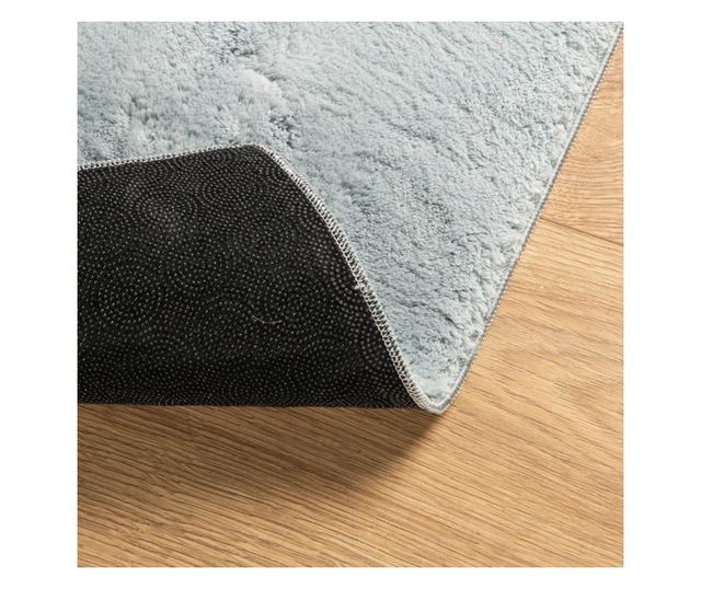 HUARTE kék rövid szálú puha és mosható szőnyeg 100 x 200 cm