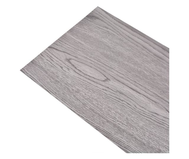 Plăci de pardoseală, gri închis, 5,26 m², 2 mm, PVC