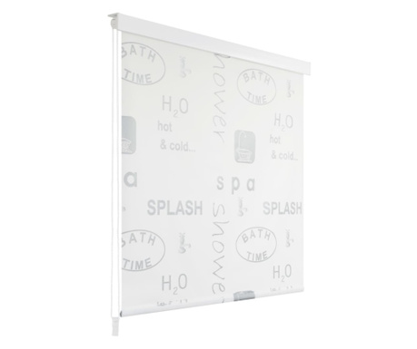 Roletă perdea de duș 140x240 cm Imprimeu Splash