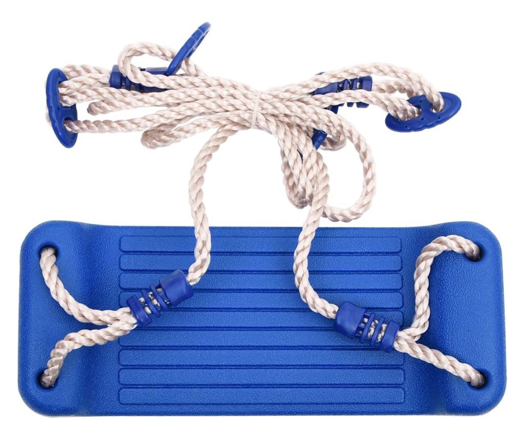 2 db kék polietilén hinta kötéllel 37 x 15 cm - 3