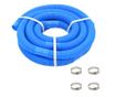 kék medencetömlő szorítóbilincsekkel 38 mm 6 m thumbnail 1