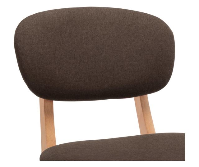 Barski stoli, 2 kosa, rjavi, blago