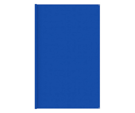 Covor pentru cort, albastru, 400x600 cm, HDPE