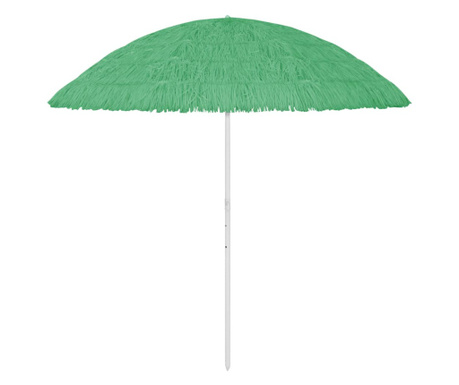 Umbrelă de plajă Hawaii, verde, 300 cm