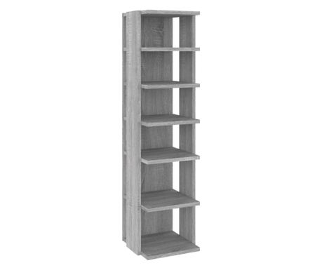 vidaXL Pantofar, gri sonoma, 27,5x27x102 cm, lemn prelucrat