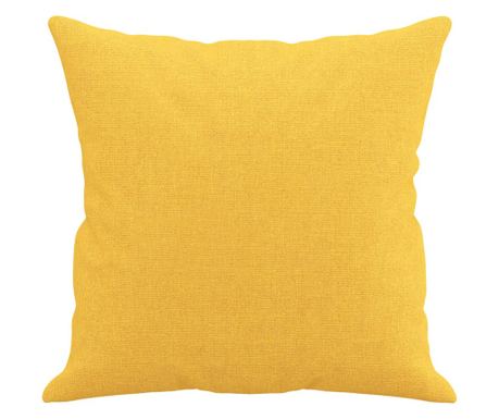 vidaXL Perne decorative, 2 buc., galben deschis, 40x40 cm