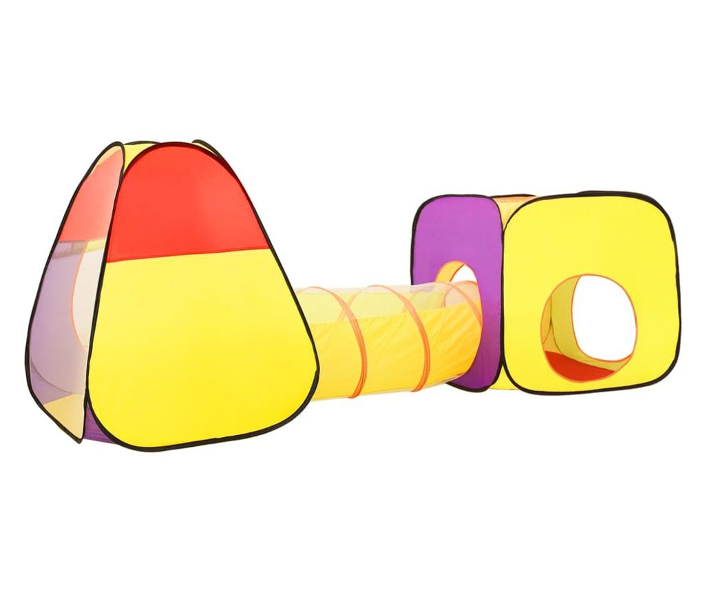 többszínű gyerekjátszósátor 255 x 80 x 100 cm - 5