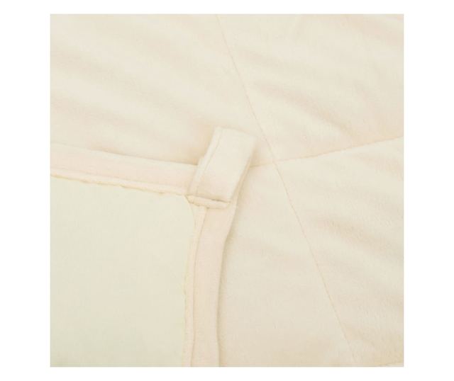Teška deka, svijetla krem, 200x220 cm, 13 kg, tekstilni materijal