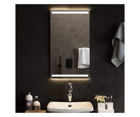 Oglindă de baie cu LED, 40x70 cm