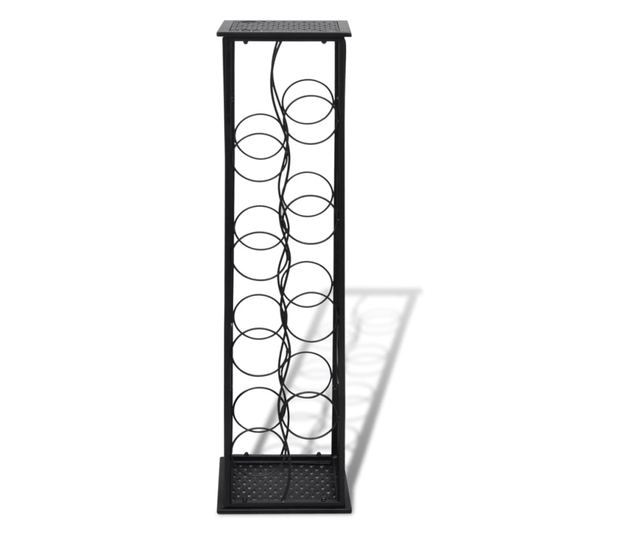 Suport sticle de vin pentru 8 sticle, metal