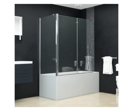 Cabină de duș dublu-pliabilă, 120x68x130 cm, ESG