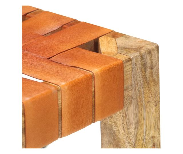 Barski stoli, 2 kosa, rjavi, 60 cm, pravo usnje