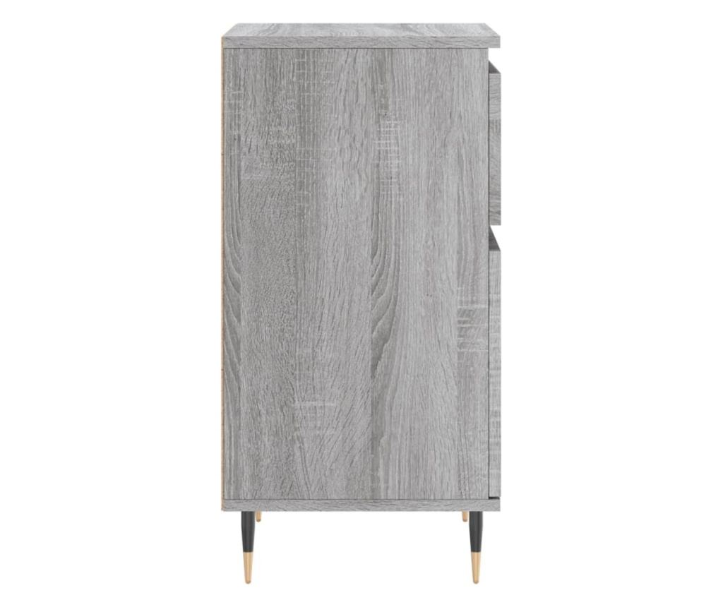 Ormarić, Sonoma Siva, 40x35x70 cm, Konstruirano drvo - 7