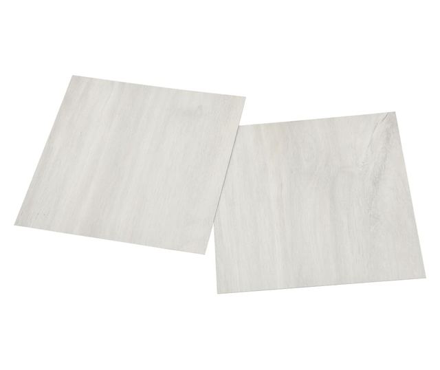 Plăci de pardoseală autoadezive, 20 buc., crem, PVC, 1,86 m²