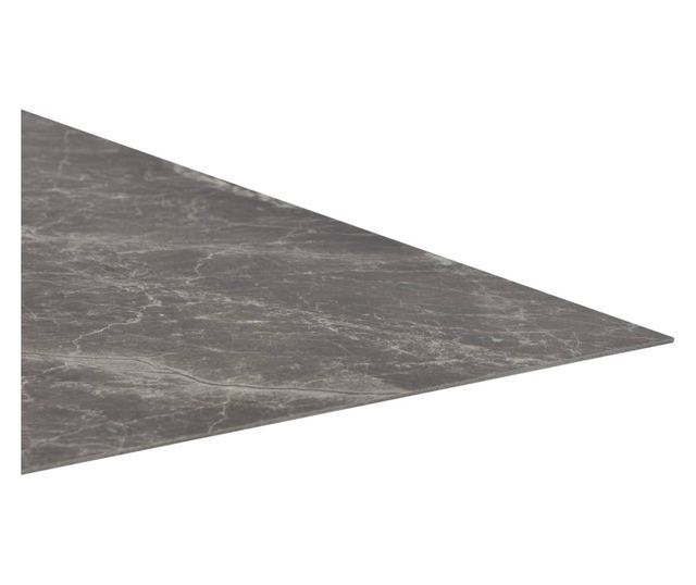 Plăci de pardoseală autoadezive, negru marmură, 5,11 m², PVC