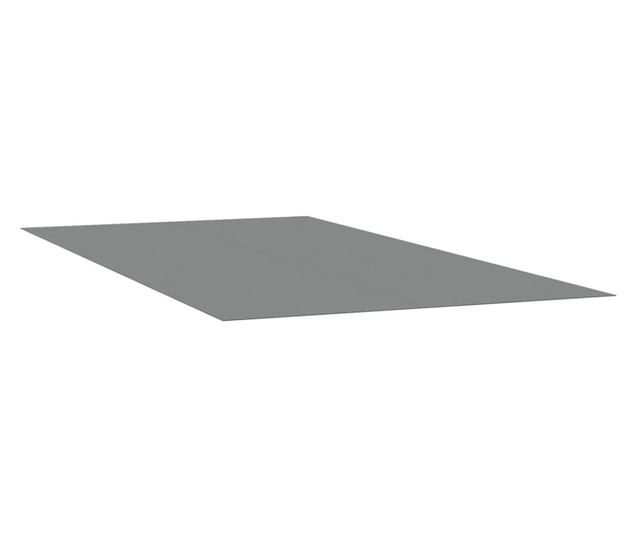 Acoperire geotextil piscină, gri deschis, 500x250 cm, poliester