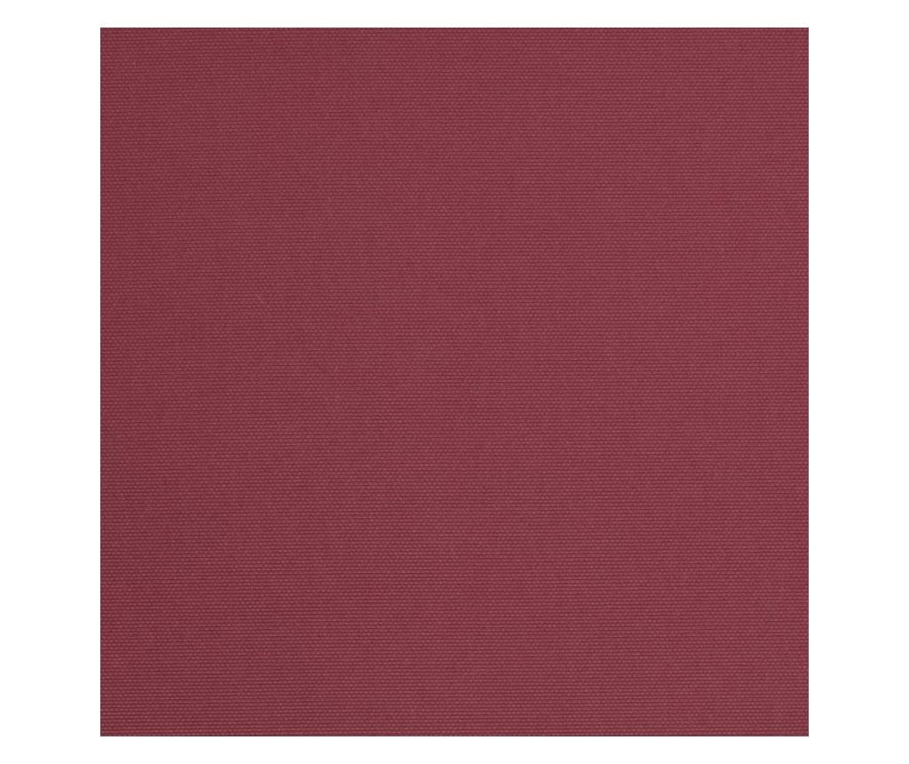 Dvouhlavý zahradní deštník s LED, vínově červený 449x245 cm - 9