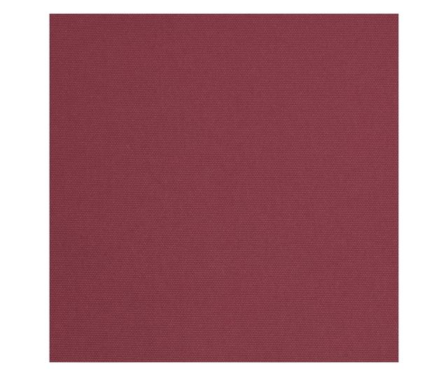 Двоен чадър за двор с LED осветление, бордо червен 449x245 см