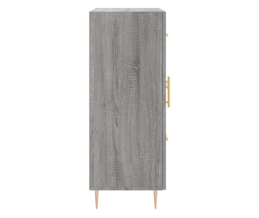 Komoda, siva sonoma, 69,5x34x90 cm, kompozitno drvo - 7