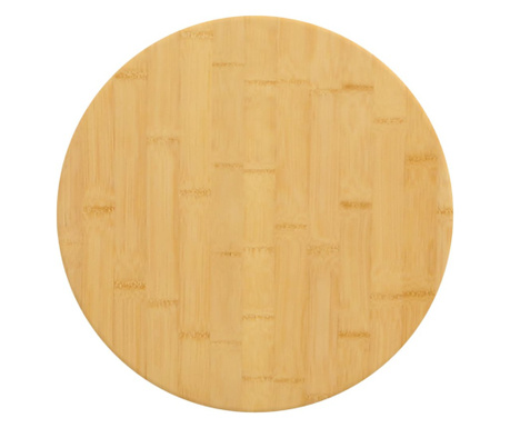 Blat de masă, Ø30x1,5 cm, bambus