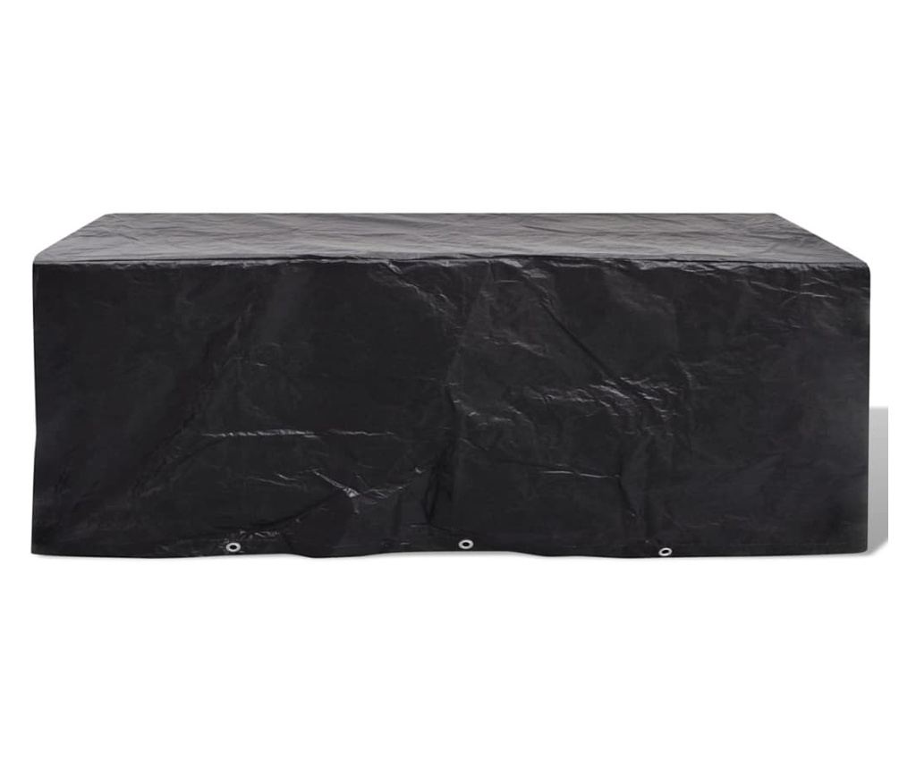 Huse mobilier grădină, 2 buc, 8 persoane, 229x113 cm poliratan - 3