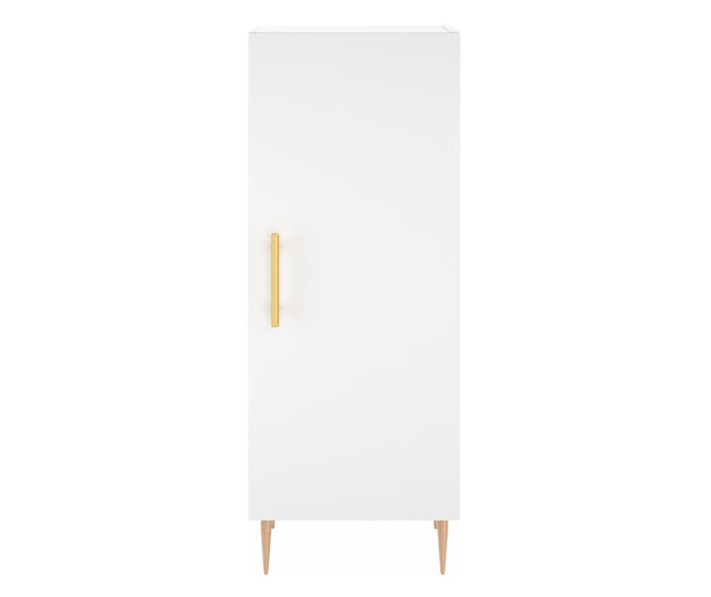 Visoka ormar, bijela, 34,5x34x180 cm, obrađeno drvo - 8
