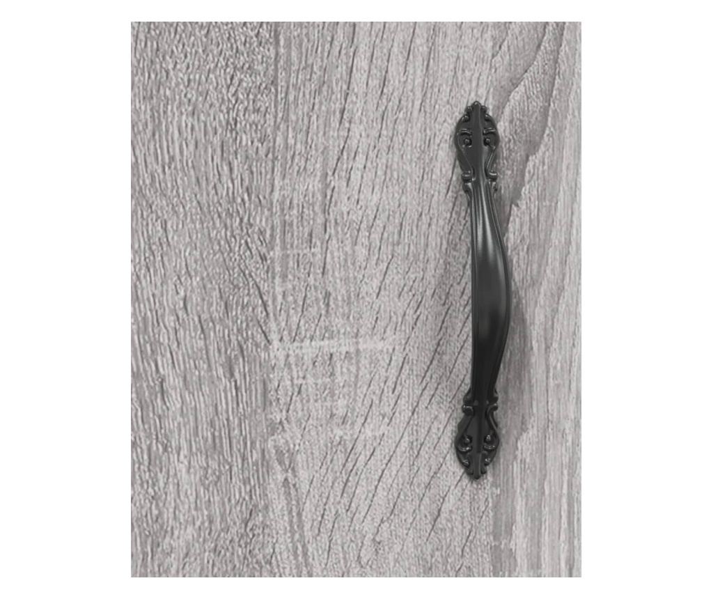 Visoka ormar, siva sonoma, 69,5x34x180 cm, kompozitno drvo - 10