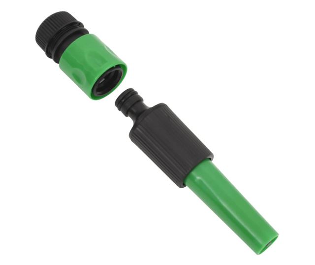Kertszeti tml csatlakozkszlettel, zld, 10 m, PVC