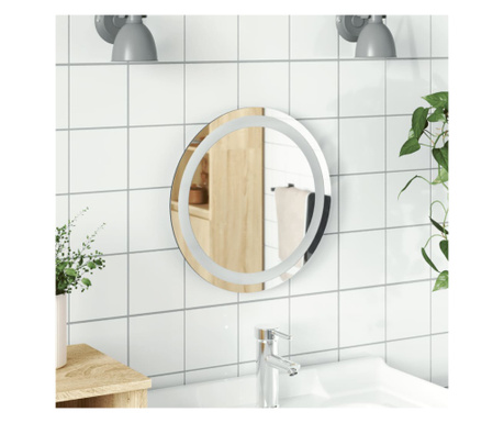 Oglindă de baie cu LED, 40 cm, rotundă