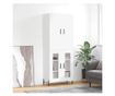 Visoki ormarić, bijela, 69,5x34x180 cm, kompozitno drvo thumbnail 1