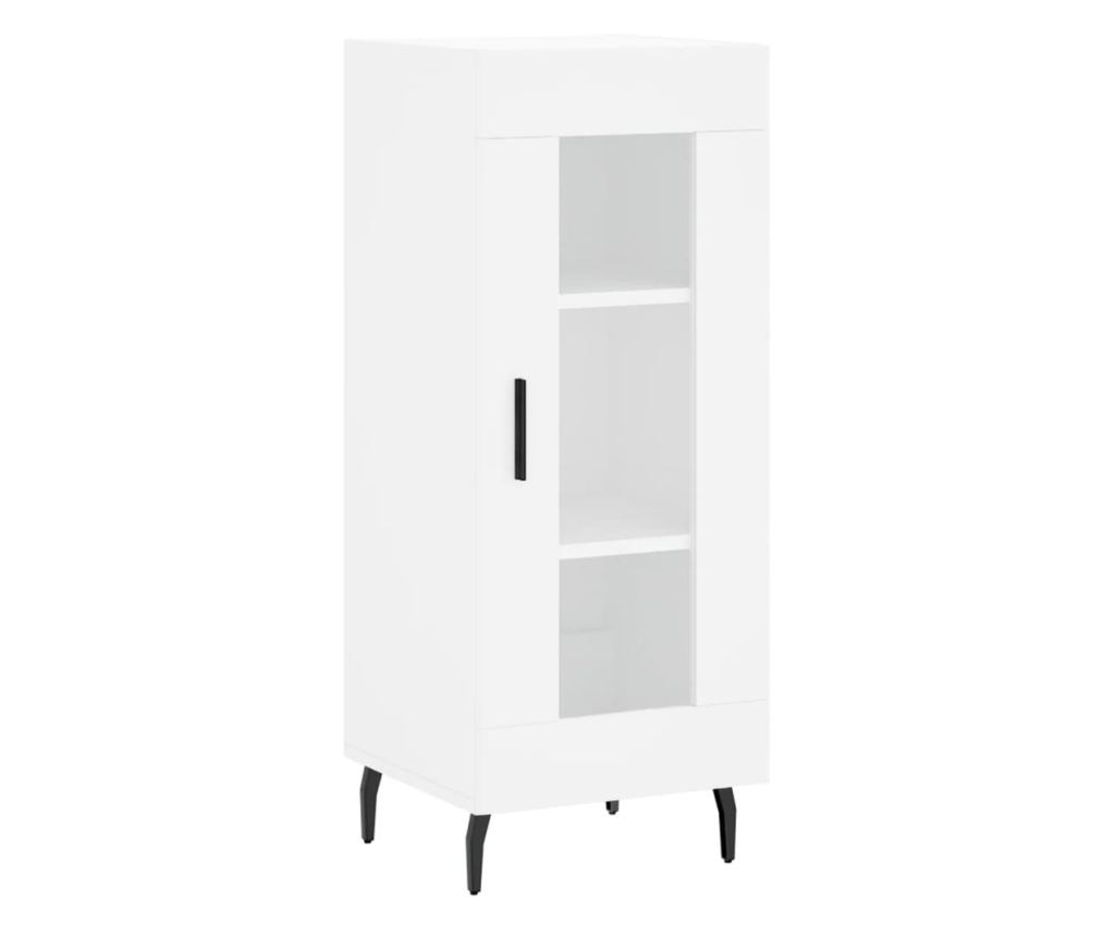 Konzola, bijela, 34,5x34x90 cm, kompozitno drvo - 2