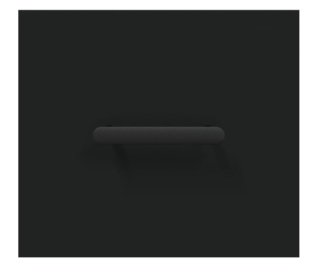 "Komoda, crna, 69,5x34x90 cm, kompozitno drvo" - 9